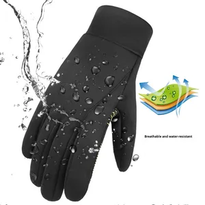 Anti <b>Slip</b> Riding Gloves Breathable Quick Dry 4- Way Stretch Fabric For Tight Fifteen & Durability New Trendy Running Gloves - Product Image 3