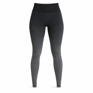 OEM Seamless Women Workout Leggings High Waist Yoga Fitness Pants Breathable Stretch Gym Tights For Sports Training And Running - Product Image 1