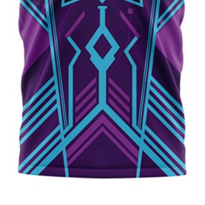 Camiseta de Fútbol Personalizada con Cuello en V, Unisex, Manga Corta, Impresión Sublimada, Absorbe la Humedad, Patrón Geométrico, Elástica en Cuatro Direcciones - Product Image 3