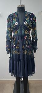 Vestido de algodón para mujer, elegante y transpirable, para salidas informales de verano, ropa de oficina y estilo elegante y cómodo para todo el día - Product Image 2