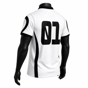 ชุดทีม OEM ODM ขายส่ง เสื้อฝึกซ้อมกีฬา เสื้อฟุตบอลแบบกำหนดเองสำหรับผู้ชาย เสื้อฟุตบอลระบายอากาศ แห้งเร็ว - Product Image 5
