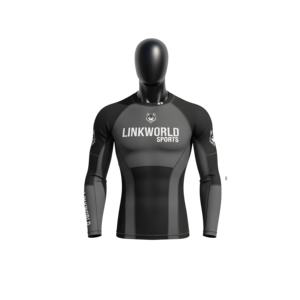 Custom Design Your Own Basketball Sports Fitness Training Wear Unisex Rash Guard Private Label Polyester Mesh Breathable <b>Quick</b> - Product Image 2