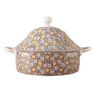 Casserole Hot Pot Arabic Style Wooden Base Stainless Steel Dome Lid Thermal Food Serving Warm Pot For Hotel Home Table <b>Top</b> - Product Image 4