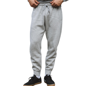 Pantalon de jogging en molleton personnalisé pour homme, coupe décontractée, taille à cordon, bas de pantalon à revers, poches latérales, vêtements décontractés OEM, vente en gros d'usine - Product Image 1