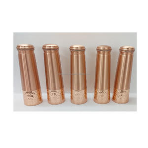 Handcrafted Copper <b>Bottle</b> 950/<b>750ml</b> Designed for Natural Purification Durable Sustainable Unisex Applicable Gift Box Packaging - Product Image 6