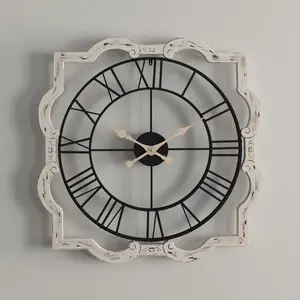 L'horloge murale en métal est un symbole de précision, de stabilité et de fiabilité. La structure extérieure robuste soutient des performances mécaniques durables. - Product Image 3