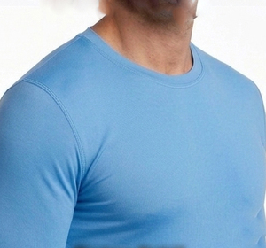 Chemise de travail pour hommes, sous-vêtement de base à manches longues, en tissu polyester tricoté - Product Image 3