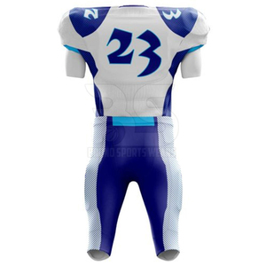 100% Polyester American Football Uniform Customized Color Breathable Short Sleeve Sets Team Wear American Football Uniforms - Product Image 1