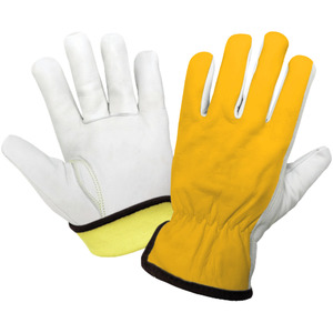 Guantes de Conducción Antivibración de Cuero de Vaca de Alta Resistencia con Características de Seguridad Reflectantes para Construcción, Soldadura y Protección Personal de las Manos - Product Image 6