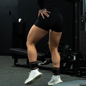 High Quality Non-Skid Unisex Polyester/Nylon <b>Ankle</b> <b>Support</b> One Size Fits All Gym Workouts Weight Lifting Cable Protection - Product Image 6