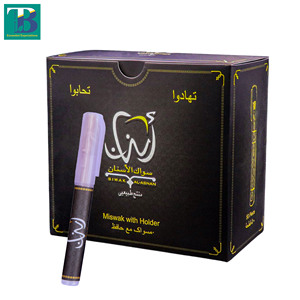 Al-Asnan Miswak with Transparent Plastic Holder for Freshness 50-Piece Box Gum Healing Stick Easy to Use Travel-Friendly Combo - Product Image 5