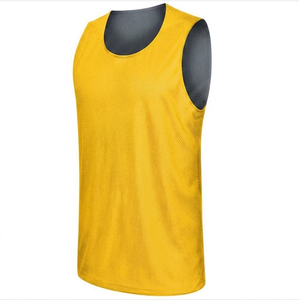 Camiseta de Baloncesto sin Mangas de Verano, Secado Rápido, Impresión por Transferencia de Calor, Nombre del Equipo Personalizado, Talla Grande, Logotipo Personalizado, 100% Poliéster - Product Image 1