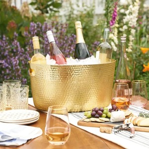 Signature Metal Ice Bucket Premium Dining Accessory - Product Image 4