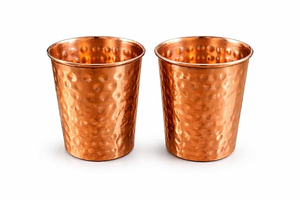 Gobelet en verre et cuivre moderne, isolé, réutilisable, écologique, fait main, de haute qualité, avec design anti-fuite et option de logo personnalisé - Product Image 4