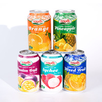 Gezonde Vietnam Mangosteen Sap Drink 330Ml Ingeblikt Natuurlijk Tropisch Fruit En Groentesap Fabriek Prijs Oem Private Label