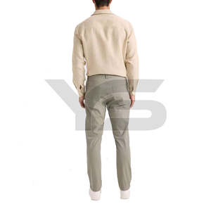 Pantalones Vaqueros de Mezclilla de Algodón Casuales para Hombre de Alta Calidad, Transpirables, Resistentes al Viento, de Cintura Media, Estilo Recto, Diseño Sólido, para Invierno - Product Image 4