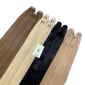 Nouvel arrivage d'articles en vente chaude paquet de cheveux blonds faisceaux de cheveux humains vietnamiens paquets bruts extensions de cheveux - Product Image 1