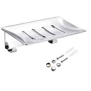 Jabonera de metal resistente para montar en la pared, soporte para jabón de baño, para almacenamiento en la ducha y el baño - Product Image 1