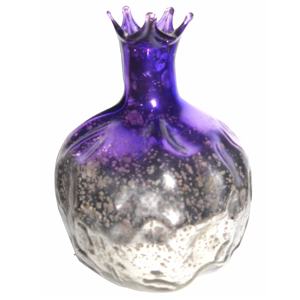 Vente en gros de pots de fleurs en verre Vases en verre les plus vendus Vase de table en forme de grenade décoratif pour la maison Vase à sac à main couleur bronze - Product Image 3