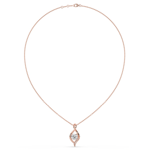 1.55Ct Brilliant Cut Lab Grown Diamond Pendant 14K/10K Gold Women's IGI Certified Unique Lightweight Wholesale B2B Factory - Product Image 3