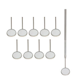 Miroir d'inspection dentaire en acier inoxydable anti-buée avec poignée ergonomique manuelle, outil de miroir buccal, instruments chirurgicaux dentaires - Product Image 3