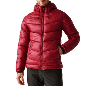 Veste matelassée en coton à capuche blanche de haute qualité pour homme, rembourrage épais, imperméable, respirante, réversible, style décontracté, fermeture éclair - Product Image 3