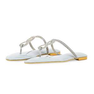 Sandales à talons fantaisie grises FN0789 - Product Image 3