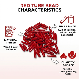 Cuentas Acrílicas Tubulares de Alto Brillo: Cuentas Espaciadoras Tubulares Premium para la Creación de Joyería y Adornos DIY - Product Image 6