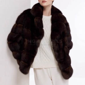 Nouvelle arrivée - Veste en fourrure pour femmes - Hiver - Légère - Écologique - Design personnalisable - Prix de gros - Tailles adultes - Product Image 5