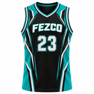 Maillots de basket-ball pour hommes, maillot de basket-ball uni, vêtements de sport, chemises en polyester à prix avantageux, maillot sublimé pour hommes - Product Image 2