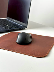 Genuine Leather <b>Mouse</b> Pad Water Proof Coating Desk Mat Premium Cowhide Leather Mousepad for Desk Safety LMP-0124 - Product Image 5