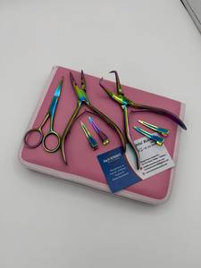 Alicates para extensiones de cabello multicolor, herramientas multifunción para extensiones de cabello con anillas y microanillas, cuentas de microanillas - Product Image 3