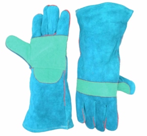 Gants de sécurité industriels renforcés en cuir, certifiés CE, 11 oz, anti-vibration, durables, résistants à la chaleur, pour le soudage - Product Image 2