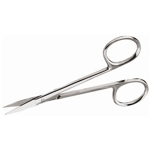 Tijeras para Láminas Dentales, Rectas, de Acero Inoxidable, 110 mm, Instrumento Dental de Precisión para Cortar Láminas Dentales en Laboratorio - Product Image 1