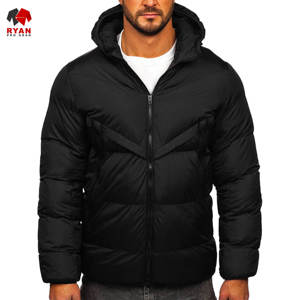 Veste matelassée sur mesure pour homme, logo personnalisé, fermeture éclair, tissu respirant et confortable, écologique - Product Image 3