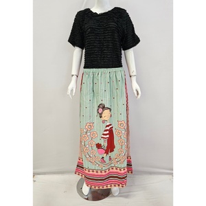 กระโปรงสตรีสั่งทำพิเศษ ลายการ์ตูนและลายดอกไม้ สไตล์ลำลองทรงเอไลน์ สำหรับฤดูใบไม้ผลิ ไซส์พลัส - Product Image 3