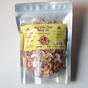 เม็ดมะม่วงหิมพานต์ออร์แกนิกแบบครึ่งเม็ด 99% มะม่วงหิมพานต์ 1% เกลือ ดงฟู่ คั่วแบบเนย รสเค็ม บรรจุภัณฑ์ซิปล็อค 500 กรัม เวียดนาม - Product Image 2