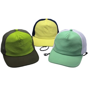 2026 chapeau de camionneur de Sport d'été de haute qualité Anti-UV 50 + nylon Ripstop coupe-vent 5 panneaux avec toile bicolore pour une utilisation à la plage - Product Image 1