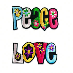 Parches bordados estilo y2k con logo personalizado para chaquetas, gorras y bolsos, proveedor al por mayor - Product Image 1