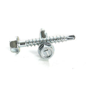 Vis autotaraudeuse à tête hexagonale, finition galvanisée, acier au carbone classe 4.8 et 6.8, filetage grossier - Product Image 3