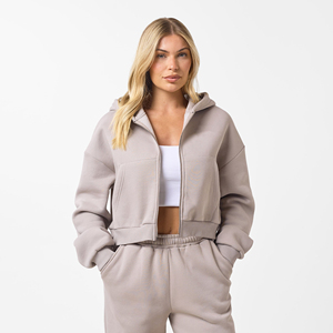 Survêtement pour femme tendance et élégant, faible MOQ, nouvelle matière premium, idéal pour le jogging - Product Image 3