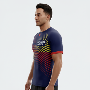 Sublimation Printed Spandex Bjj Quick dry Men <b>Compression</b> <b>Shirt</b> Top Short Sleeve Sports Baselayer Running Dry Rash Guard - Product Image 3