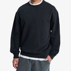 Wholesale Autumn Winter Custom Men's Crew Neck 100% Cotton Sweater Crewneck Knit Pullover <b>Jumpers</b> Sweatshirt Hoodie - Product Image 4