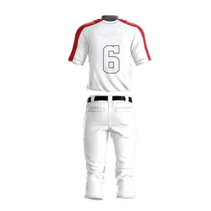 2026 High Quality Adult <b>Baseball</b> Uniform Jersey <b>Sets</b> Solid Pattern Breathable Quick Dry 100% Polyester Digital Printing Unisex - Product Image 2