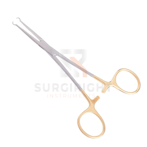 Pinza de vasectomía sin bisturí NSV, fijador de anillo, instrumento quirúrgico de urología, acero inoxidable, reutilizable, manual, color rosa. - Product Image 1