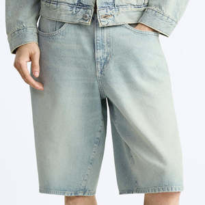 Shorts en jean baggy vintage Best2025 pour hommes – Vente en gros de shorts de travail amples pour hommes - Product Image 3