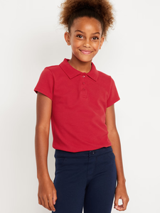 Polo d'uniforme scolaire pour filles |   Vêtements scolaires en coton piqué de qualité supérieure |   Fournisseur en gros d'uniformes scolaires et d'universitaires - Product Image 1
