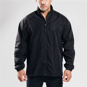 Blouson Bomber Homme Personnalisé avec Logo, Coupe-Vent Léger à Fermeture Éclair, Tissu Fin, Vente en Gros, Vêtement d'Extérieur Streetwear - Product Image 1