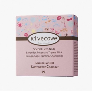 [J International] Face <b>Makeup</b> Foundation Pact 8g Matte Sebum Control Rivecowe CC <b>Compact</b> for Oily Skin - Product Image 3