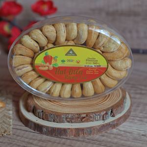 Meilleur prix de gros Noix de cajou grillées bio premium du Vietnam W180 163g Marque Dong Phu Boîte cadeau ovale Direct usine - Product Image 4